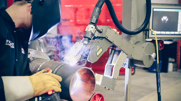 Pipe welding and the cobot