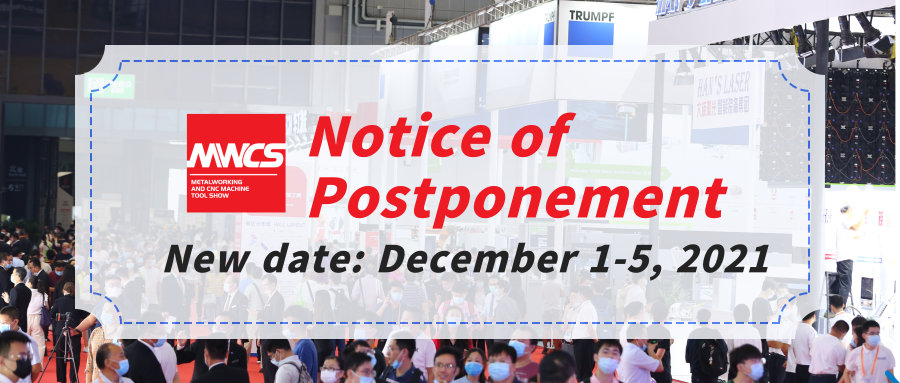 Notice of Postponement of MWCS 2021